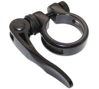 Cierre de tija de sillín de bicicleta con cierre rápido ( Negro / 31.8 mm )