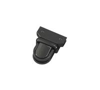 Cierre giratorio 10 piezas de cierre presión metal con lengüeta for bolso, maletín, resorte, hebilla, for bolsos cuero artesanales, accesorios hardware(Black)