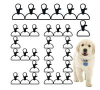 Cierre Giratorio | 50 Piezas de Anillos de Clip - Ganchos Giratorios Clips De Gatillo | Para Joyería, Fabricación De Bolsos, Artes Y Manualidades, Cordón Y Bolso De Cuero