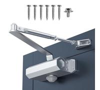 Cierre hidráulico de puerta, función de apagado automático, adaptador ajustable resistente a la oxidación para el hogar, escuela, edificios, cierre hidráulico de puertas