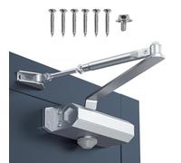 Cierre hidráulico de puerta, función de apagado automático, adaptador ajustable resistente a la oxidación para el hogar, escuela, edificios, cierre hidráulico de puertas