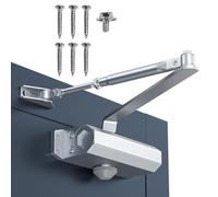 Cierre hidráulico de puerta, función de apagado automático, adaptador ajustable resistente a la oxidación para edificios escolares en el hogar, amortiguación, amortiguación, cierre de puerta