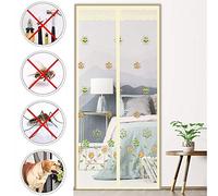 Cierre Magnético Automático Mosquitera Puerta Magnetica Con Heavy Duty Cortina Mosquitera Magnética,Mosquitera Puerta Magnética De Velcro,Dejar Pasar El Aire Q 95x195cm(37x77inch)