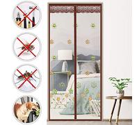 Cierre Magnético Automático Mosquitera Puerta Magnetica Con Heavy Duty Cortina Mosquitera Magnética,Mosquitera Puerta Magnética De Velcro,Dejar Pasar El Aire W 85x205cm(33x81inch)