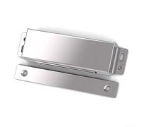 Cierre magnético para gabinete, cierre magnético para puerta, fuerte y resistente, imanes de armario de 40 kg, puerta de cocina de acero inoxidable 304, carcasas de cromo pulido para baños, balcón