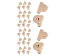 Cierre magnético para monedero, clip de costura sin costuras, cierre multifunción, juego de botones con 20 piezas, accesorio para ropa, mujeres, manualidades, proyectos en el hogar, sastrería