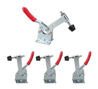 Cierre rápido GH-201-B, 4 unidades de tensores horizontales de rodilla, capacidad de carga de 90 kg, liberación rápida para carpintería, soldadura, maquinaria, productos hechos a mano