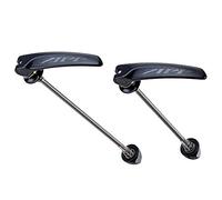 Eje Rápido Tangente QR-TI en Titanio Negro con Logo Plateado ZIPP para Bicicleta