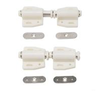 Cierre táctil para puerta de armario, abridor magnético táctil para armario, cajón, mecanismo de cierre de puerta sin manijas de muebles, para una fácil instalación (beige)