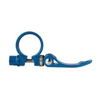Cierre Tija Sillin Abrazadera Uso Apto Para Tija De Sillín Aleación Aluminio, Accesorios Bicicleta Montaña, Liberación Rápida, Fácil Instalar, 25,4/28,6/31,8/34,9mm, 2 Uds(25.4mm blue)