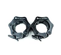 Cierres con Bloqueo para Barra Olímpica Viok Sport - Seguridad y Calidad Óptima - Diámetro 50mm - Par de Cierres en PVC- Halterofilia y Levantamiento de Peso