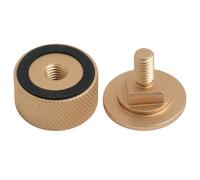 Cierres de capucha de soldadura de 10,4 mm, ligeros, 6061, para pernos de aluminio T6, accesorios de casco de soldador, kit de reparación de máscara abatible, sujeción fuerte (dorado)