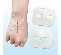 Cierres de emergencia para heridas Vendajes adhesivos con tiritas, pegatinas con cremallera para acampar, supervivencia y equipo para el hogar, 2 piezas