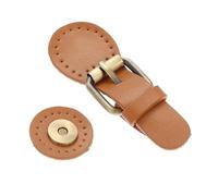 Cierres de Lengüeta Hebillas magnéticas de cuero for coser, cierres costura for bolsos patchwork hechos a mano, accesorios hardware for colgantes(Color 3)