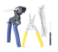 Cierres de metal, tensor de corbata, herramienta de corte de acero inoxidable, envolturas de cable adecuadas para envolturas de fijación al aire libre