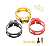 Cierres De SillíN Para Bicicletas Abrazadera de tija sillín bicicleta aleación aluminio for ciclismo 27,2/30,8/31,6 mm, piezas bloqueo(Golden Golden 31.8)