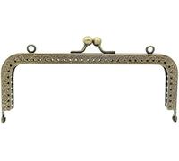 Cierres Para Bolsos Marco De Cierre Bolso Vintage Varios Tamaños, Metal for Con Beso, for Manualidades, Fabricación Bolsos(15cm)