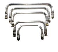 Cierres para Bolsos Marco de tubo aluminio y Metal for cartera, monedero, cierre broche, bolso mano, piezas for, abrazadera, accesorios for Se utiliza para hacer bolsos de crochet, bolsos to(20cm)