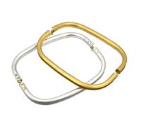 Cierres para Bolsos Monedero con marco de tubo aluminio y Metal, accesorios asa for bolso, piezas for embrague Se utiliza para hacer bolsos de crochet, bolsos to(Aluminium no magnet,20.4cm)