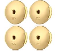 Cierres Pendiente Tuercas Pendientes Levantadores Seguridad Plata Hipoalergenicos