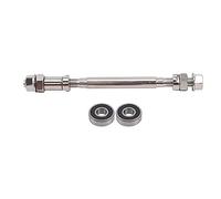 Cierres RáPidos Para Bicicletas,Bicicleta De Liber 14 cm 18 cm rueda de bicicleta eje del eje delantero trasero 6000 cojinete de rumbo eje sólido bicicleta delantero / trasero palanca de la palanca de