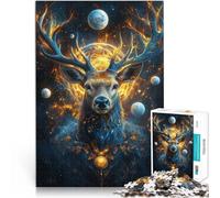 Ciervo Alma de fantasía Rompecabezas de 2000 Piezas para Adolescentes Regalos de Juegos desafiantes Decoración artística del hogar 70x100cm