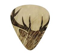 Ciervo de cola blanca cervatillo en el desierto,12 púas de guitarra, 3 grosores diferentes para guitarra acústica, bajo y ukelele