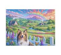 Ciervo del Bosque Puzzle 500 Piezas Papel Mayores Terapia Ocupacional Entretenimiento Sin Pantalla para Navidad Regalo Original 500 PCS