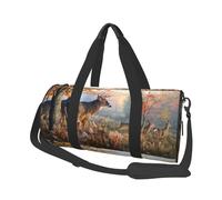 Ciervo Lámina artística, Bolsa de Viaje de Gran Capacidad, Bolso Redondo, Bolsa de Viaje Deportiva, Bolsa de Mano, Bolsa de Fitness
