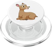 Ciervo Margarita Flor PopSockets PopGrip para MagSafe