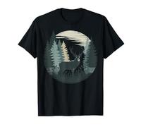 Ciervo Naturaleza Aire Libre Gráfico Alce Excursionista Camiseta