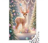 Ciervo Paquete De 1000 Piezas Xmas Fawn Papel Ecológico Entrenamiento Cerebral Fácil De Limpiar Actividad De Vinculación Familiar 70x50cm/1000pcs