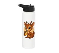 Ciervos Comiendo Tacos Ciervos Mexicanos Kawaii Anime Stainless Steel Insulated Water Bottle
