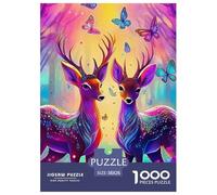Ciervos Rompecabezas De Papel 1000 Piezas Lindo Animal del océano Desafío Duro Exclusivo De Amazon para Adultos Y Niños Desde Los 12 Años 38x26cm/1000pcs