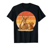 Ciervos Y Ardilla Amistad Mejores Am Camiseta