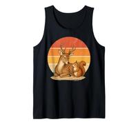 Ciervos Y Ardilla Amistad Mejores Am Camiseta sin Mangas