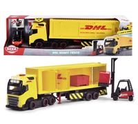 Ciężarówka Dickie Toys City z naczepą DHL 35 cm