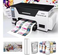 Ciezeical Impressora A3 DTF XP600 com impresión de alta resolución, circulación automática de Tinta Branca, agitação temporizada, proceso de impresión eficiente para Roupas