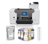 Ciezeical La impresora DTF A3 XP600 viene con una tableta y controladores y software preinstalados. Cuenta con un sistema automático de recarga de tinta para adición de tinta con un solo toque (XP600