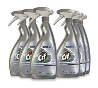 Cif Acero inoxidable profesional - Juego de 6 unidades 750 ml
