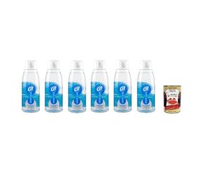 Cif Infinite + Clean Tutto in 1 Sensitive Fiori di Loto & Sali Minerali Ricarica 590 ml - Recambio de limpiador de superficies multiusos, 6 x 590 ml + Polpa Italian Gourmet 400 gr