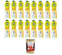 Cif Lemon Flavoured Micro Particles Cream 16 x 500 ml + Polpa italiana Gourmet 400 g