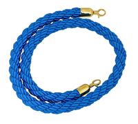 CIFIEXUE Cuerda para Barrera de Colas, Cuerda para Postes, Cuerda Trenzada para Postes de 1/1,5/2/2,5/3 M, Cuerda Trenzada para Postes con Mosquetones para Divisores de Colas Y Control de Multitudes e