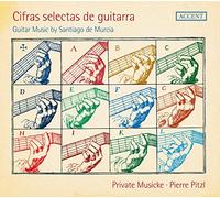 Pierre Pitzl – Cifras Selectas de Guitarra (Santiago de Murcia) – CD – Importación USA