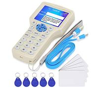 CIFY 125 KHz 13.56 MHz Lector Escritor, ID IC HID UID Fob Copier, Lector NFC, 10 Frecuencias RFID Card Duplicator, codificador de Tarjetas cifradas, con 10 Tarjetas de Memoria regrabables