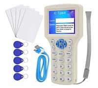 CIFY Copiadora/programadora de Tarjetas HID ID IC, Lector NFC, 10 Frecuencias 125 KHz 13,56 MHz RFID Access Writer/Reader/Duplicador, con Interfaz USB, 10 Tarjetas T5577 / UID gratuitas