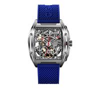 CIGA Design Z-Series - Reloj mecánico automático de acero inoxidable para hombre, color azul, Tonneau