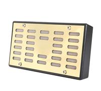 Cigar Metal, humidificador de cigarros de metal oblongo de metal de cigarro, para regalos de hombres de amigos del hogar