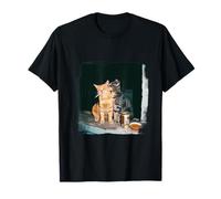 Cigarette Kitten Funny Smoking Cat Meme Stupid Brainrot tee Camiseta