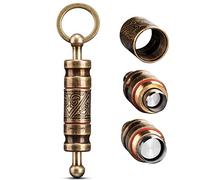 CIGARLOONG Perforadora retráctil y atornillable, 2 cuchillas de tamaño para abrir agujeros de puros, accesorios para fumar (color: dorado 1)